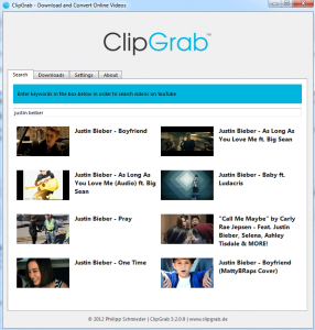 clipgrab-download-youtube-videos-screenshot1 clipgrab download youtube videos screenshot 1 built-in youtube search
