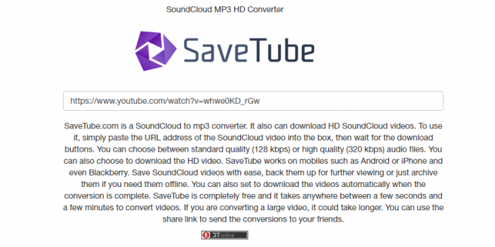 savetube com index page