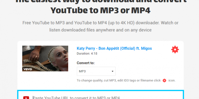 converto.io youtube to mp3 converter step 2 enter video url