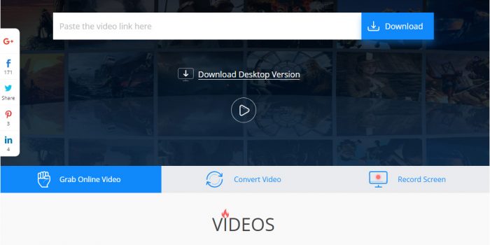 VideoGrabber.net Review Tutorial Step 1 Open Index page
