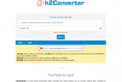 h2converter.com tutorial step 1 front page