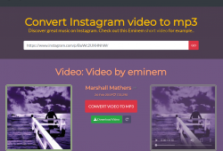 enter link - see options for ig mp3 download