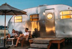 camping is never boring with youtube converter and a laptop tv