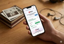 Here are a few options for the image alt text, ranging from highly descriptive to heavily SEO-optimized: Option 1: Best balance of SEO and description (Recommended) "Person holding a smartphone using a website to download YouTube Shorts and Instagram Reels for offline viewing" Why it works: It accurately describes exactly what is in the photo for visually impaired users (which is the primary purpose of alt text) while naturally stuffing in your main target keywords. Option 2: Heavy SEO focus "Mobile phone screen showing a free online video downloader tool for YouTube Shorts and Instagram Reels