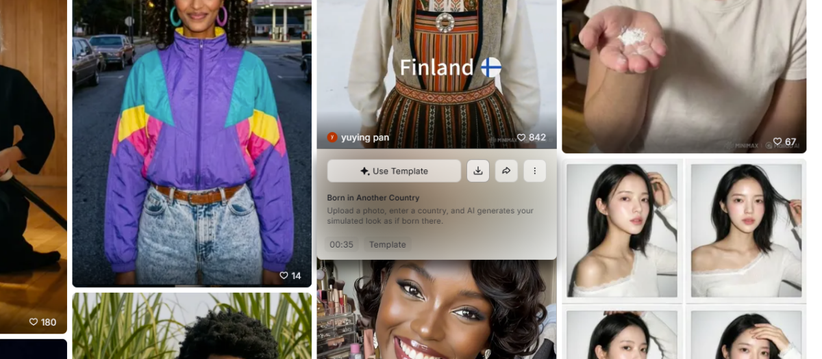 hailuoai.video allows to simply point mouse over the video and use native downloading capability